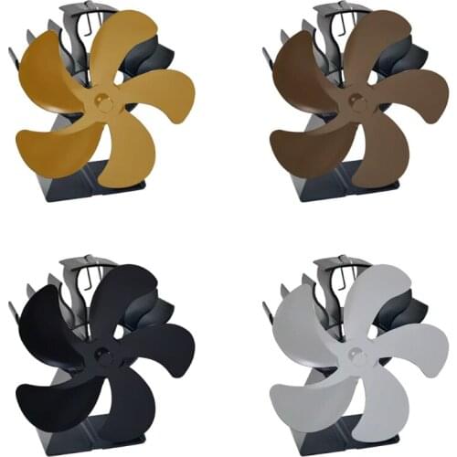 Stove Fan Heat Powered Fan for Wood Burning Stoves or Fireplaces Quiet Ideal Gifts For Your Home Family Friends