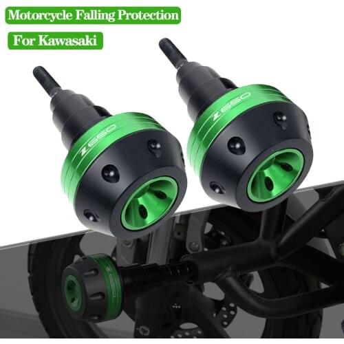 For KAWASAKI Z650 Z900 Z900RS Z1000 2015-2019 Motorcycle Falling Protection Frame Slider Fairing Guard Crash Protector With logo