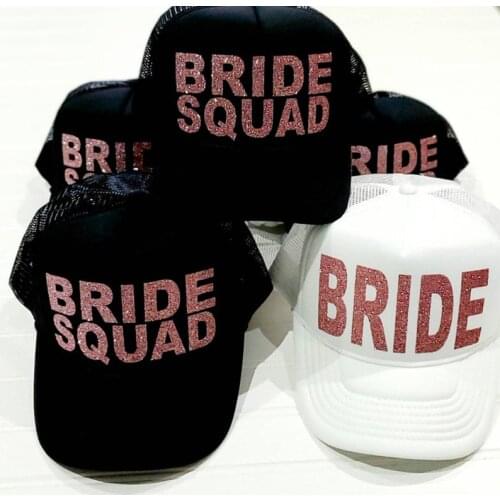 Bride squad hat beach wedding engagement Bridal Shower pool Swim Bachelorette hen Party Honeymoon travel Bridesmaid Gift present