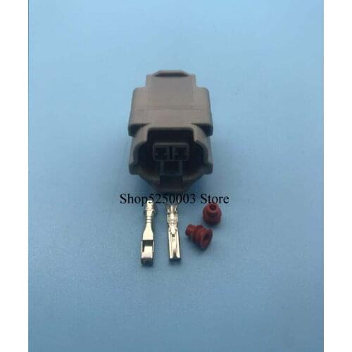 10 pcs 2pin 6189-0060 Sumitomo Top Slot Female Fuel Injector Connector Female Connector KIT NEW EFI case