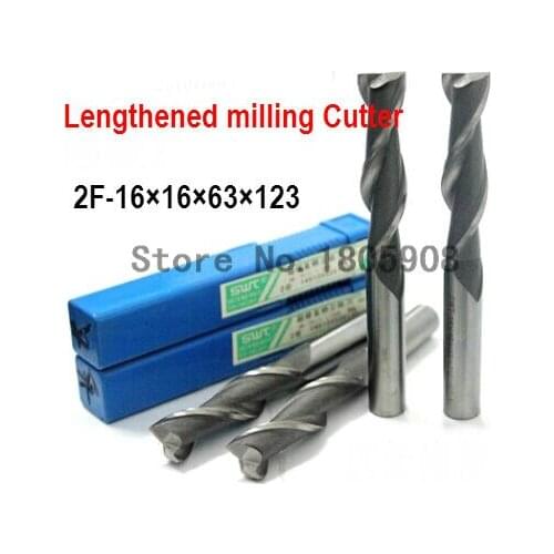 2pcs /set 16.0mm 2 Flute HSS & Extended Aluminium End Mill Cutter CNC Bit Milling Machinery tools Cutting tools.Lathe Tool