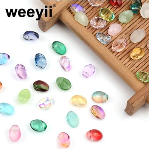 6x8mm Multi Gradient Small Crescent Czech Glass Beads For Jewelry Making Earring Handmade Necklace Bracelet DIY Accessories