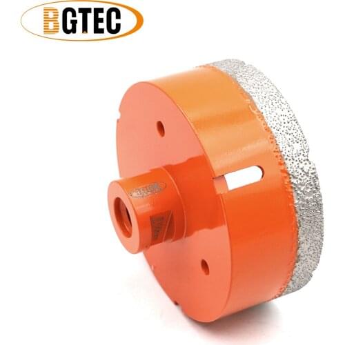 BGTEC Dia100mm Vacuum brazed diamond drilling core bits porcelain tile, granite, marble Drill bit M14 connection hole saw cutter