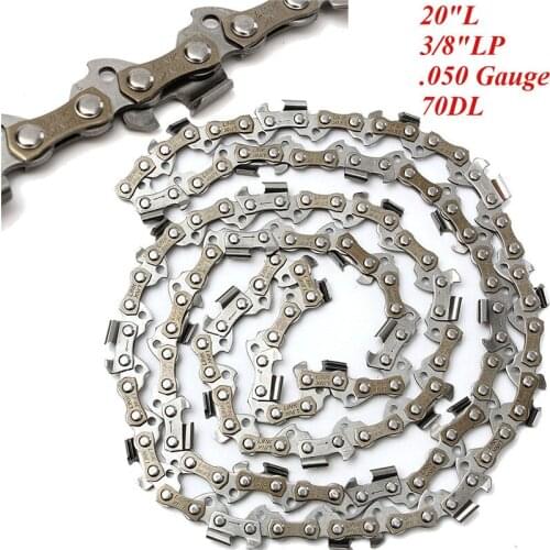 20 Ihch Chainsaw Saw Chain Blade Full Chisel Mcculloch 3/8" Pitch .050 Gauge 70DL 65cm High Quality Chainsaw Chain