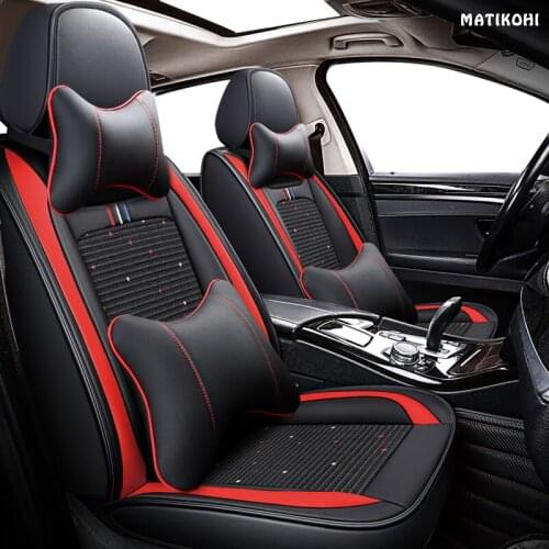 MATIKOHI leather car seat covers For infiniti qx70 fx qx60 fx35 qx50 ex qx56 q50 q60 qx80 g35 accessories seat covers for seat