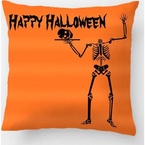 Fun Happy Halloween Skeleton Wedding Decorative Cushion Cover Pillow Case Customize Gift By Lvsure For Car Sofa Seat Pillowcase