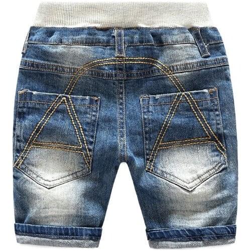 2019 new boys girls Five jeans short summer Fashion cotton Washed white pants baby toddler Childrens clothing kids clothes