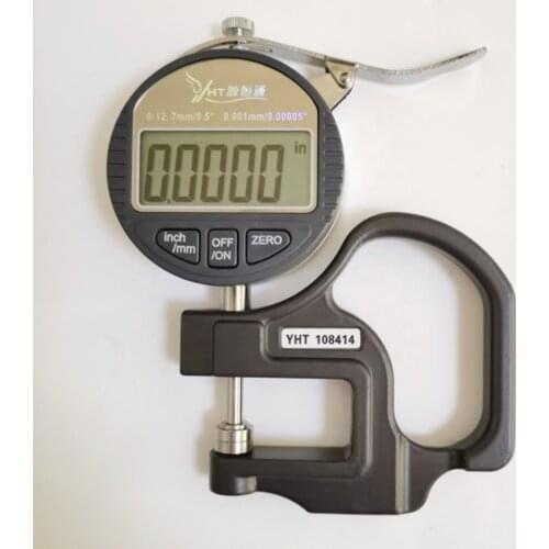 0-12.7mm Electronic thickness gauge for Paper, film, cloth, leather sheet material