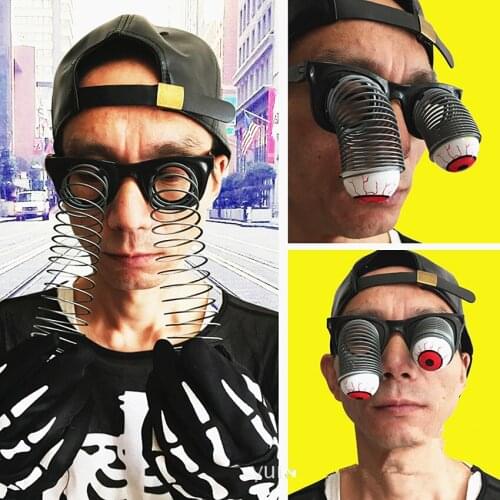 Eyes Glasses Toy Pop Out Eye Drop Eyeball Gags toy Funny Horror Terror Scary Party Prank Joke Toy