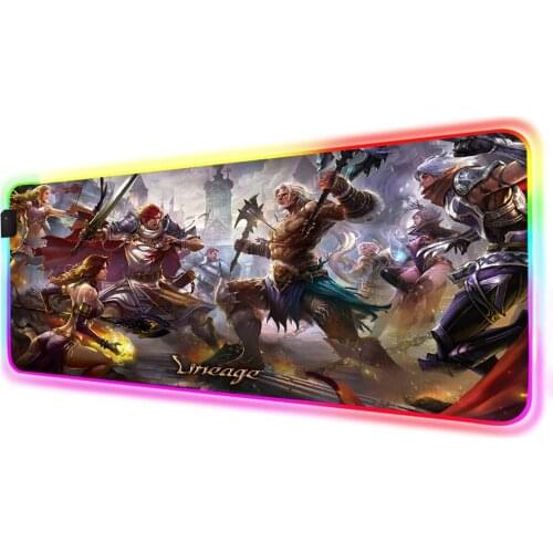 XGZ RGB Mouse Pad League of Legends Gamer Accessories Large LED Best Gaming MousePad XL Gaming Desk PC with Backlit Mause Carpet