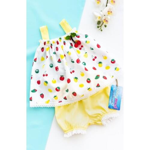 Summer Hanging Baby Girl Dress Suit