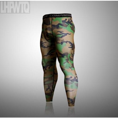 Mens Compression Pants Quick Camouflage Mens Sportswear Running Tights Men Legging Fitness Training Sexy Sport Gym Leggings