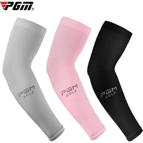 PGM Nylon + Leica Golf Hand Arm Sleeve Anti UV 90% Sun Protection Breathable Non-Slip Outdoor Cycling Fitness Runing Arm Sleeves