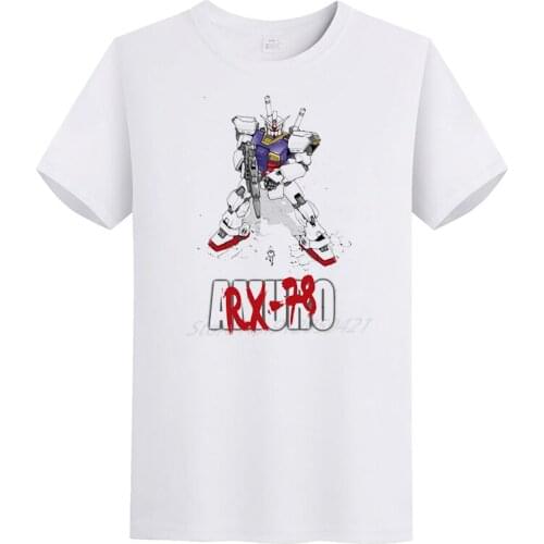 Novelty T Shirts Akira Style Gundam Char Aznable Artsy T-Shirts Soft Mens Short Sleeve Printed graphic t shirts men clothing