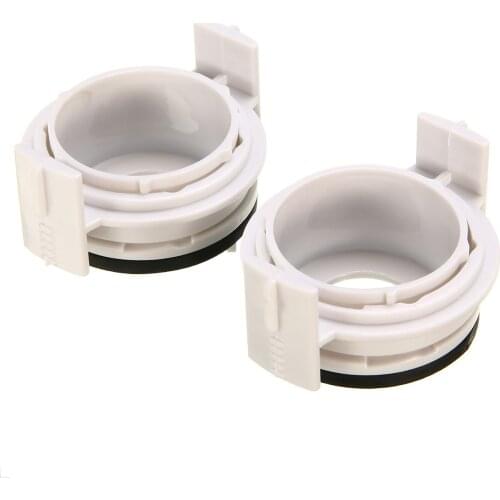 New Arrival 2pcs/set White H7 HID Bulbs Adapters Holders For BMW E46 3 Series 1999-2006