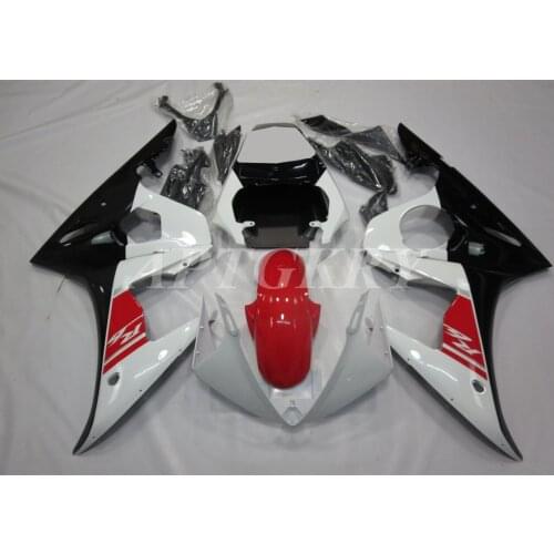 New ABS Plastic Shell Motorcycle Fairing Kits Fit For Yamaha YZF 600 R6 2003 2004 2005 R6 03 04 05 Custom Red White