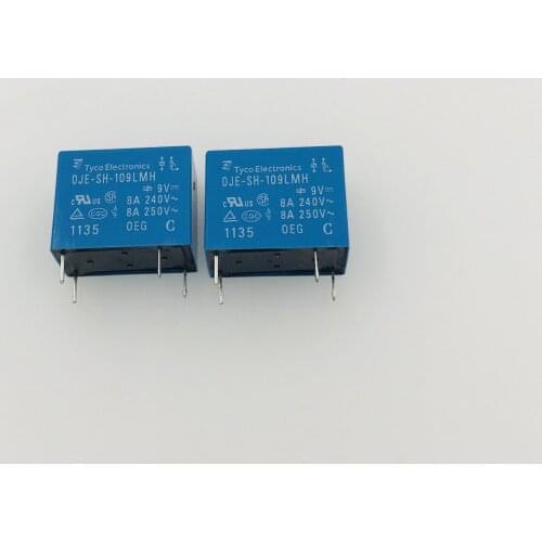 Original OJE-SH-109LMH 4pin 8A 250VAC 9VDC relays