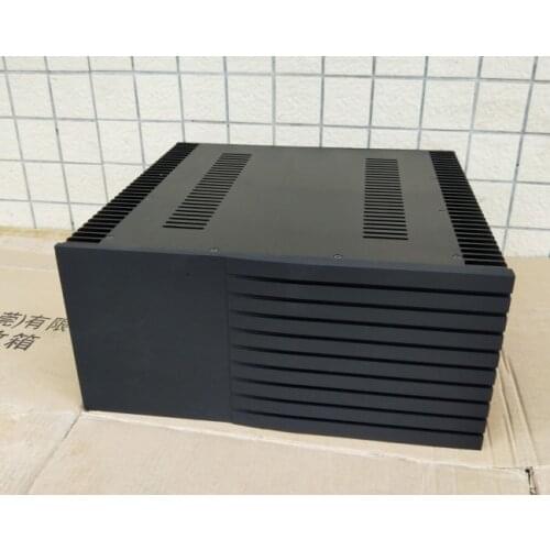 All aluminum amplifier chassis / Preamplifier case / AMP Enclosure / DIY box (430 *200*418mm)