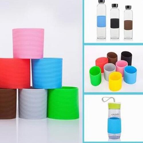 Silicone Coffee Mug Wraps Sleeves Ceramic Cup Sleeves Recyclable Heat Proof Glass Water Cup Sleeves Plumyl Cup Covers