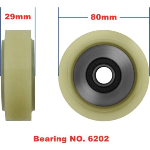 Escalator Step Roller Use for Hitachi 80*29*6202 1 Pack=50 Pieces