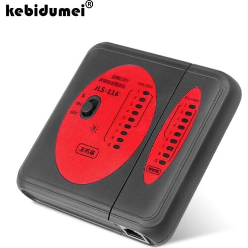 RJ45 Cable LAN Tester Network Cable Tester RJ11 RJ12 CAT5 CAT6 UTP LAN Cable Tester 60V 120V Networking Tool Network Repair
