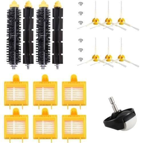 Vacuum Parts for iRobot Roomba 770 775 Robot Cleaner Wheel Main Roller Side Brush Filters Kits