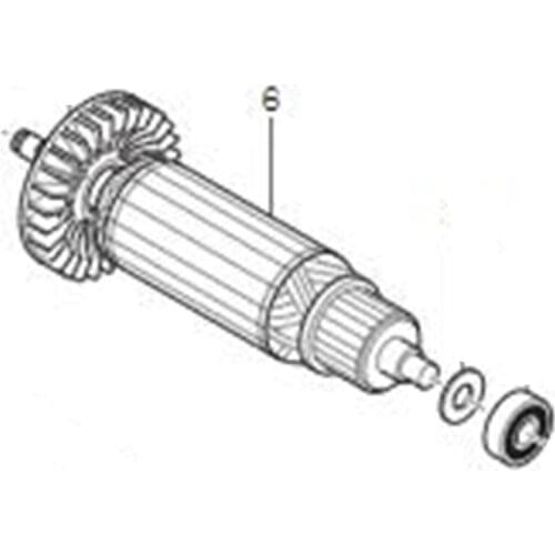AC220-240V MAKITA 517453-1 Rotor Motor Armature for MT953 MGA450 Rotor