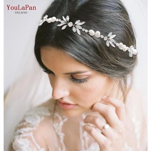 YouLaPan HP132 Luxury Opal Diamond Bridal Tiara Rhinestone Wedding Headband Wedding Hair Jewelry Bridal Hairband Hair Accessory