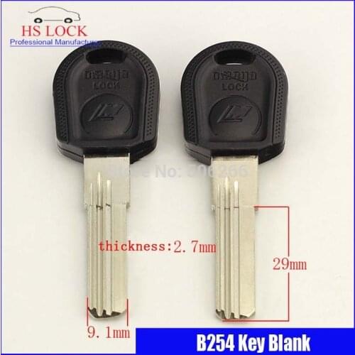Embryo key wholesale LM More bath door key blank Civil key blank suit for Vertical key cutting machine B254