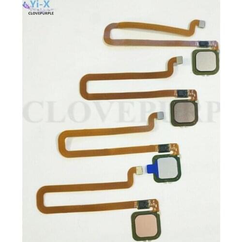 1PCS Fingerprint Scanner Lock Flex Cable / Touch ID Sensor Home Button Return Flex Ribbon for Huawei Mate 8 Mate8