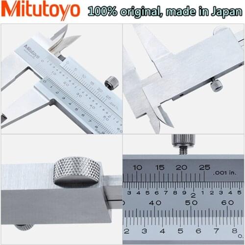 100% original, made in Japan Mitutoyo Vernier caliper 530-312 0-150mm 530-118 0-200mm 530-119 0-300mm -0.02mm