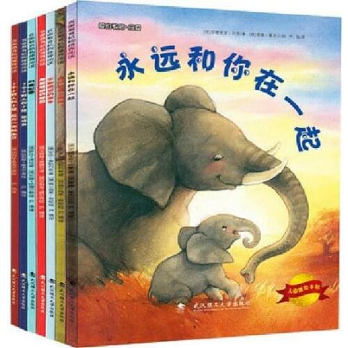 6 books chinese learning picture books Early Education Enlightenment Comic book