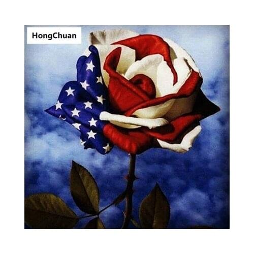 New beautiful flowers 5D DIY square/round diamond painting mosaic cross stitch home decoration mural Christmas gift New Year