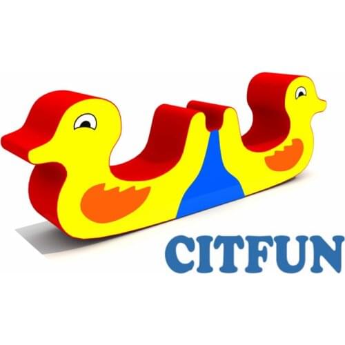 Hot sale Kindergarten Cute duck Rocker soft play Toddler funny and attractive indoor playground CIT-RT005F