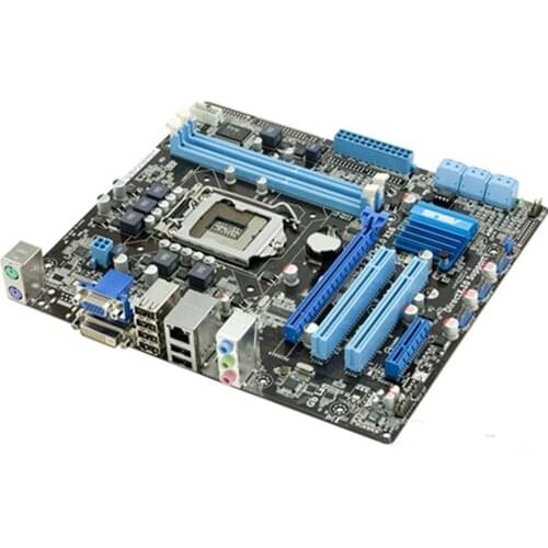 For ASUS Used original motherboard P7H55-M PLUS H55 I3 I5 I7 Desktop motherboard Socket LGA 1156 DDR3 8GB uATX