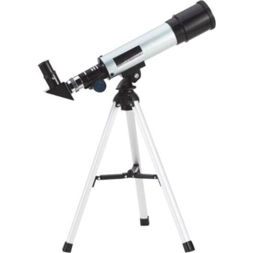 F36050M Astronomical Telescope With Portable Tripod Monocular Zoom Telescope Spotting Scope for Watching Moon Stars Bird