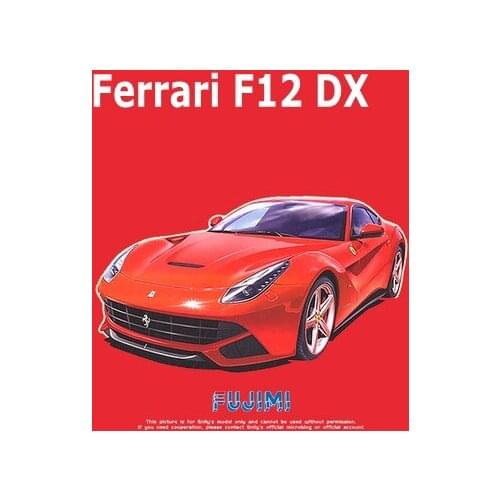 Fujimi 12619 1/24 Ferrari F12 DX Super Car Assembly Model Buidling Kits For Adults Hobby Plastic Toys Collection DIY