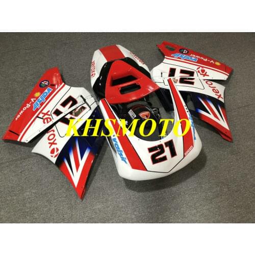 Racing Version Injection Fairing kit for 748 916 996 998 03 04 05 748 916 996 998 2003 2004 2005 Fairings set+gifts DE16