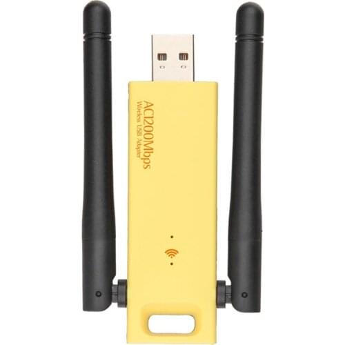 Realtek RTL8812AU/RTL8812BU Dual Band 1200mbps Wireless USB Wifi Network Adapter Antenna Laptop Ethernet 1000M Ethernet External