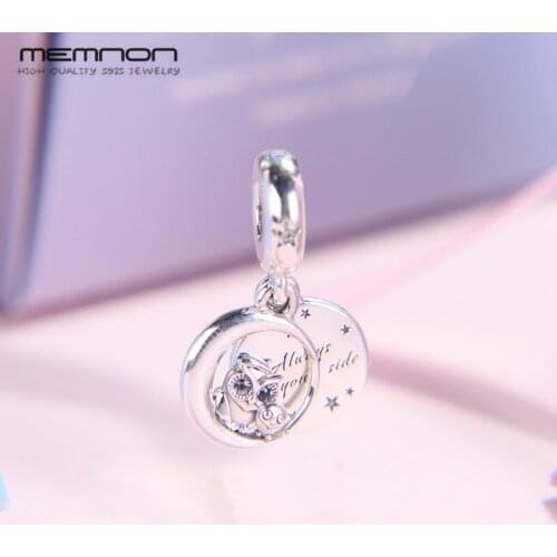 2019 Autumn 925 Sterling Silver jewelry Always by Your Side Owl Dangle charms Fit Bracelet Bangle for Women DIY Jewellery Gift