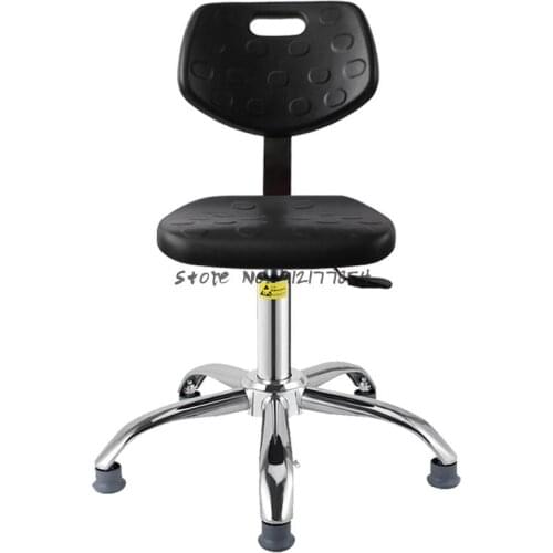 Anti-static Backrest Chair Workshop Assembly Line Work Chair Laboratory Rotating Lifting Stool Anti-static Chair