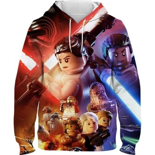 Star Wars Hooded 3D Print Sweatshirt for Men Pullover Hoodie Sport Sweatshirt Pocket spring Hoodies suit Child Men XS-3XL Tops