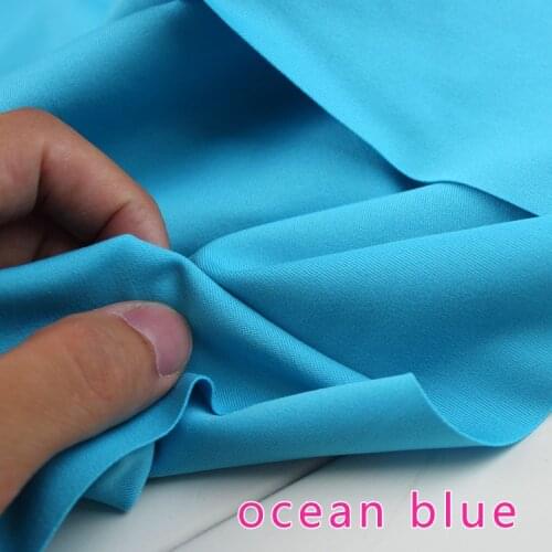 Ocean blue Stretch Spandex Fabric Knitted Fabric Jersey Fabric Skirt Elastic Bikini Swimwear 60" wide Sold BTY