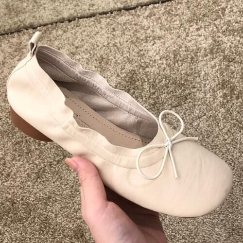 YueYueAngel Women's Ballet Flats With Heels