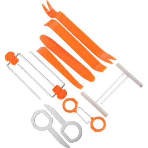 12pcs Car Door Clip Panel Radio Removal Tool For UAZ 31512 3153 3159 3162 Simbir 469 Hunter Patriot