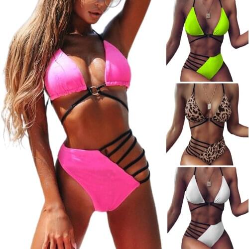 Womens Sexy Bikini Set 2 Piece Swimwear Swimsuit Bathing Suit Soft And Breathable Summer Suit For Beach