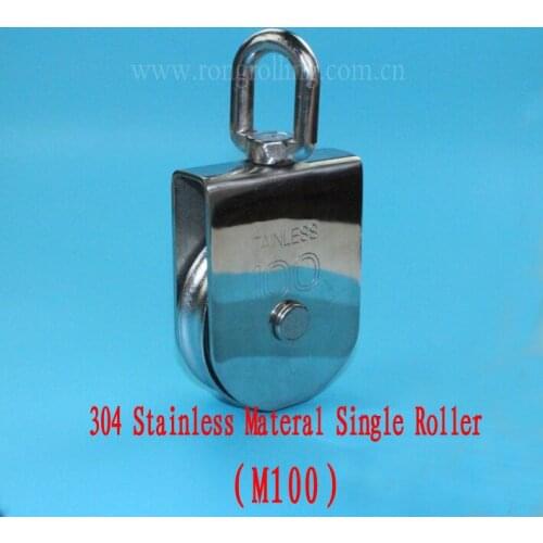 304 Stainless Materal Rope Pulley Capacity 1000kg M100