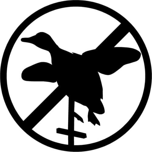 40698# Die-Cut Vinyl Decal No Spinners! Hunting Car Sticker Waterproof Auto Decors on Car Body Bumper Rear Window