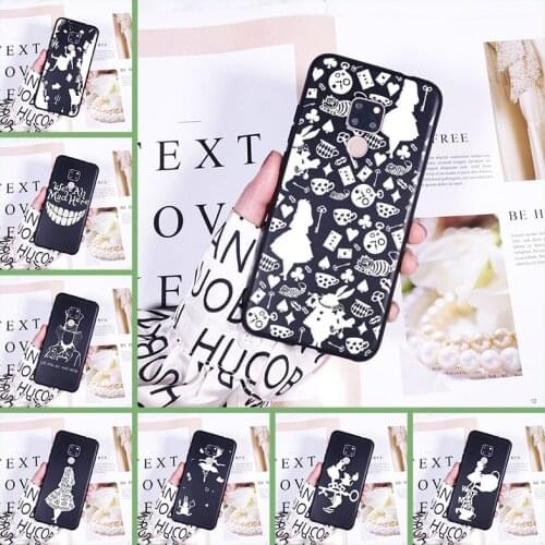 Magic Girl Black Quotes Art Soft Back Cover For Huawei Mate 20 10 9 Pro Phone Case Silicone For Huawei Mate 7 8 9 10 20 Lite
