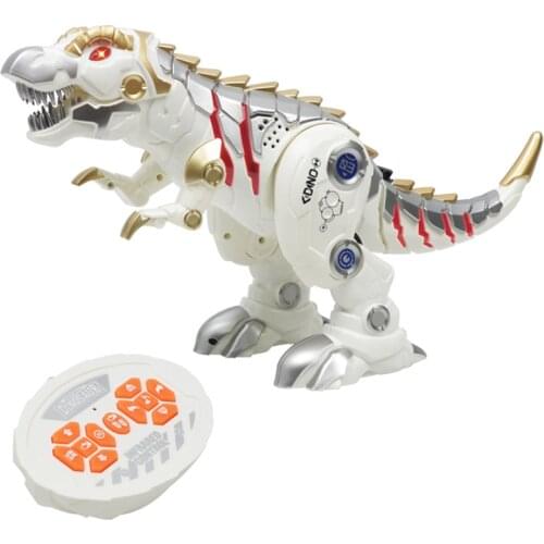 RC Dinosaur Tyrannosaurus Rex Animal Remote Control roars Sound Dinobot Electric Walking Animals Toy Jurassic glow DinosaurToys